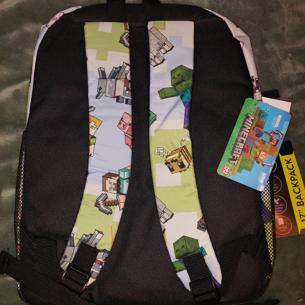 MINECRAFT Character Print Backpack - Picture 2 of 8